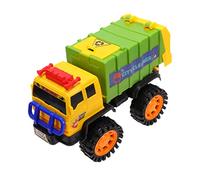 Milisten 1pc Sanitation Car Trucks Garbage Truck Sanitation Car Pull Back Cars Green Random Color