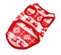 Milisten 1pc Warm Flannelette Dog Christmas Costume for Pets Cozy Stylish Outfit for Holiday Parties Adorable Design for Poodles and Toy Dogs for Your Furry Friend