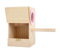 Milisten 1Pc Wooden Bird Breeding Box Parrot Nesting House for Budgerigars and Other Birds Durable Design for Comfortable Resting and Nesting Easy to Clean and Maintain