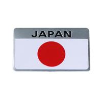 Milisten 1pcs Car Stickers 3D Metal Aluminium Alloy Decor Stickers National Flag Car