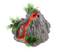 Milisten 1Set Artificial Volcano Decor Model with Mist Light Effects Dinosaur Sounds Realistic Volcano for Sand Table for Home Office Decoration Cognitive for Imaginative