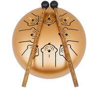 Milisten 1set Beginner Steel Tongue Drum Musical Instrument for Adults Boys and Girls Meditation and Music Education Ethereal Sound Percussion for Relaxation and Joy