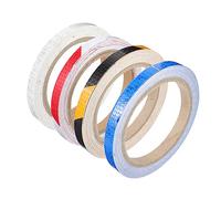 Milisten 1set Bike Reflective Stickers Durable Decals for Enhanced Night Visibility Easy to Apply Remove for Mountain Biking Safety 4rolls