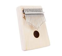 Milisten 1Set DIY Thumb Piano Kit Blank Kalimba Wooden Material for Creative Painting Durable Safe Thumb Finger Piano Craft Tool for Hands Learning