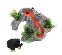 Milisten 1Set Electric Volcano Model with Mist Effects Interactive Volcano Craft for Educational Dinosaur Scene Decor for Sand Table Decoration and Home Display