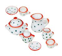 Milisten 1Set Funny Miniature Tea Decorative Simulation Tea Ware Creative Kitchen Miniatures for Imaginative Play and Dollhouse Display