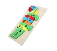 Milisten 1Set Jigsaw Puzzle for Educational Plaything Enhances Divergent Thinking Shape Recognition and Hand Eye Coordination Preschool Learning for Boys