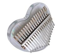 Milisten 1set Key Acrylic Kalimba for Beginners Transparent Thumb Piano Storage Bag Sound Mini Musical Instrument for Boys and Girls and Adults for All Occasions