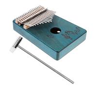 Milisten 1set Key Kalimba Finger Piano Portable Thumb Piano for Beginners Sound Ergonomic Design Compact and Lightweight for Home Music Includes Tuning Hammer and Study Instructions