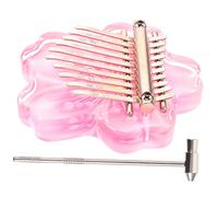 Milisten 1set Key Kalimba Instrument Thumb Piano Acrylic Design Easy to Learn for Beginners Portable Music Instrument for Boys and Girls for Family and Friends