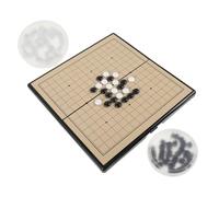 Milisten 1Set Magnetic Go Game with Standard Regulation Board Magnetic Pieces for Easy Storage for Beginners and Travel Board Game for Cognitive Skill