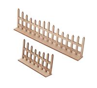 Milisten 1Set Mini Garden Fences Decor Miniature Fence for Dollhouses and Micro Landscapes for Fairy Gardens and Farm Decor Reliable Material Compact Design