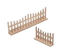 Milisten 1Set Mini Garden Fences Decors Farm Fence Model for Dollhouse Micro Landscape Miniature Garden Decoration for DIY Projects Ideas