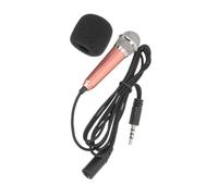 Milisten 1Set Miniature Microphone for Singing Compact Clip Microphone with HD Sound Quality for Podcasting Video Recording and Interviews for Phone Tablet and Computer Use