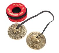 Milisten 1set Nepalese Copper Cymbals for Yoga and Meditation Artistic Wind Chimes with Soothing for Relaxation and Mindfulness for Percussion Instrument Use
