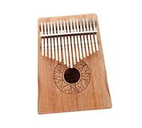 Milisten 1set Portable Kalimba Thumb Piano Key Music Instrument for Beginners for Music and Easy to Play Natural Wood Finish