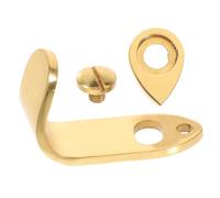 Milisten 1Set Portable Saxophone Thumb Rest Durable Thumb Support for Alto Tenor Saxophones Compact Hook Design for Enhanced Comfort During Performance Practice Sessions