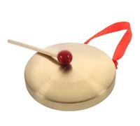 Milisten 1Set Traditional Chinese Gong with Hammer Percussion Instrument for Music Training Enhances Creativity Coordination