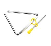 Milisten 1Set Triangle Bell Musical for Percussion Instrument with Accurate Tone for Music Education Portable and Safe Design Great for Boys