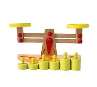 Milisten 1Set Wooden Balance Scale Educational Math Learning Tool for Early Development Enhances Creativity Cognitive Skills for Hands Learning and Play