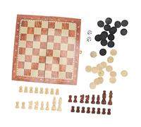 Milisten 1Set Wooden Chessboard Game Family Plaything Educational for Lightweight Design for Memory Logic Training Storage Chess Playset