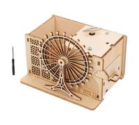 Milisten 1Set Wooden Puzzle Model DIY Self Assembling for Adults Engaging Logic Game for Creativity Desk Ornament and for Parent Interaction