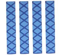 Milisten 2 Pairs Anti-slip Drumstick Wraps Covers Blue Irradiation Cross-linked Polyethylene Material Repeatable Water Washing Comfortable Grip for Drum Players