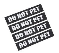 Milisten 2 Pairs Reflective Dog Harness Stickers of Durable Vest Patches for Night Use Creative Design to Enhance Your Pet's Style for Harnesses and Vests