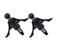Milisten 2 Pcs Car Vent Phone Mount Black Plastic Air Vent Clip Holder | Phone Mount for Cars, Rotatable Universal Smartphone Holder for Navigation, Secure Clip Design for Car Air Vent