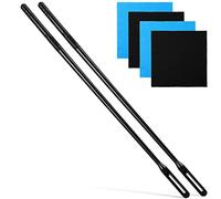Milisten 2 Pcs Flute Cleaning Sticks with Soft Cloths for Musical Instrument Cleaning and Care Plastic Material with Smooth Surface That Will Not Damage The of The Flute
