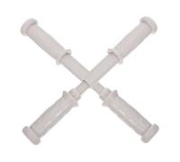 Milisten 2 Set Plastic Rocking Horse Handles with Threaded Design Replacement Grips for Childrens Ergonomic and Stable for Multiple Rocking Horse Models