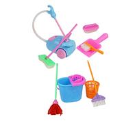 Milisten 2 Sets Doll Cleaning Tools Set of Miniature Cleaner for Random Cleaning Accessories for Dollhouse Play Enhances Creativity and Life Skills Random Color