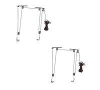 Milisten 2 Sets Heavy Duty Bike Wall Rack of Indoor Mount Bicycle Holder Space Saving Garage Storage Easy Installation Smooth Finish for Clutter Living