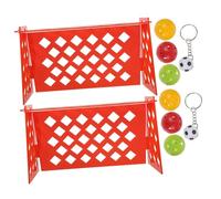 Milisten 2 Sets Mini Soccer Field Parrot Training Bird Intelligence Development Playset Encouraging Exercise for Budgies Parakeets and Cockatiels Random Color Random Color