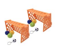Milisten 2 Sets Parrot Training Football Toys Mini Soccer Field Pet Football Field Bird Soccer Toys for Parrots and Small Birds Interactive Intelligence Development Random Color