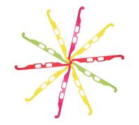 Milisten 20 Pcs 3D Rainbow Glasses for Boys and Girls Special Effect Light Glasses for Festivals Concerts and Parties Foldable Kaleidoscope Shades Colorful Design