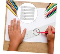 Milisten 20 Pcs Reusable Sentence Strips for Learning Letter Word Cards for Classroom and Office Smooth Writable Dry Erase Strips Compatible with Pocket Chart for Sentence Building and