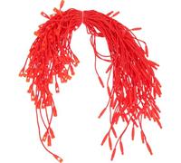 Milisten 200 Pcs Red DIY Hanging Rope Lanyard Strings for Handmade Crafts, 100 Pcs Per Pack, Suitable for Indoor Decoration and Badge Holder Accessories