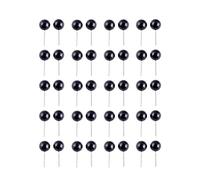 Milisten 200pcs Plastic Safety Eyes Black Bead Doll Eyes DIY Craft Making Accessories for Needle Felting Doll Puppet Plush Animals 5mm