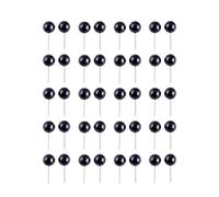 Milisten 200pcs Plastic Safety Eyes Black Bead Doll Eyes DIY Craft Making Accessories for Needle Felting Doll Puppet Plush Animals 6mm
