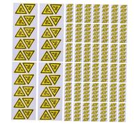 Milisten 200pcs Self Adhesive Caution Stickers for Machinery Safety Bold Hand Injury Warning Labels with Strong Adhesion for Workplace Risk Alerts and Industrial Accident Prevention
