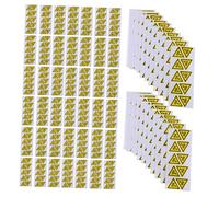 Milisten 200pcs Self Adhesive Safety Warning Stickers with Bold Hand Injury Alert Signs for Industrial Equipment and Workplaces Easy Application Preemptive Cues for Hazardous Zones Adhesion