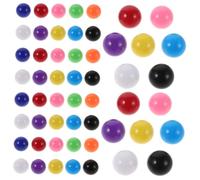 Milisten 200pcs Small Colored Balls for Math Education Teaching Aids Bright Plastic Game Replacement Marbles for Counting Sorting Color Sorting Board Game Parts Chinese Checkers