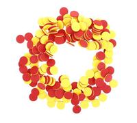 Milisten 200pcs Two Color Educational Counters for Round Math Counting Circles for Classroom Activities Engaging Math Games Enhance Learning Skills Red Yellow