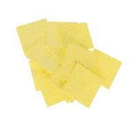 Milisten 20pcs Crab Habitat Sponges Compact Square Natural Sea Sponges for Tank Humidity Easy Cleaning Replacement Promotes Active and Healthy Crabs