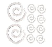 Milisten 20pcs DIY Doll False Eyelashes Brown Handmade Craft Accessories for Doll Supplies Natural Look Simulated Lashes and Craft