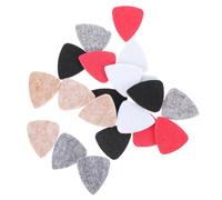 Milisten 20pcs Felt Guitar Picks Ukulele Guitar Plectrums Replacement Picks for String Instruments Supply for Ukulele Felt and Parts for Beginners and Practice Sessions