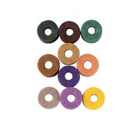 Milisten 20pcs Felt Washers for Cymbal Stand Strap Button Felt Washers for Drumming Practice Pad Protects Cymbals and Drum Equipment Material