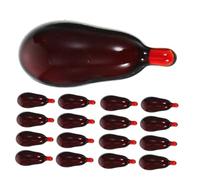 Milisten 20pcs Halloween Fake Blood Pills Realistic Artificial Blood Capsules for Cosplay Prank Props Scary Party Makeup Effects for Vampire Zombie Stage
