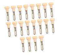 Milisten 20pcs Heavy Duty Spring Loaded Latch Pins Aluminum Alloy Gate Latches for Wooden Doors Pet Cages and Storage Shed Hardware Accessories